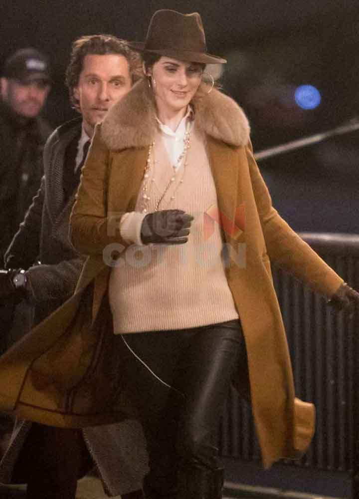 The Gentlemen Michelle Dockery (Rosalind Pearson) Brown Coat